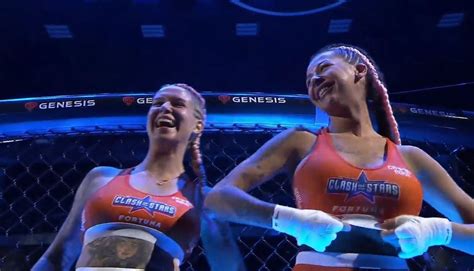 karina pedro flashing|MMA news: Two fighters flash breasts after fight, Inked Dory,。